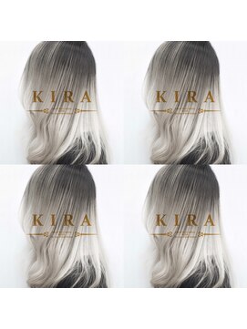 キラ(KIRA) ホワイトブリーチ【ダークルーツカラー】