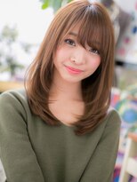 カバーヘア ブリス 戸田公園西口店(COVER HAIR bliss)&nbsp;★斜めバング☆目力UP！小顔ワンカールストレート★5!