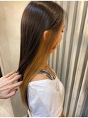 【Zina札幌】フリンジウェーブ前髪大人かわいいココアブラウン
