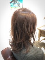 レガロ(REGALO)&nbsp;【リアルサロンワーク】くびれミディ×グレージュ系カラー