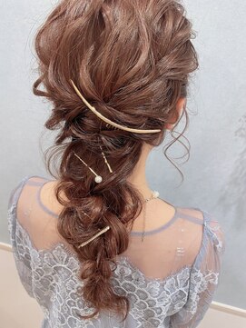 セットサロン フルール(Fleur) ゴールドピン☆編みおろし