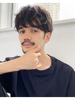 ユノ(juno)&nbsp;大人カジュアルメンズパーマ（ニュアンスマッシュ）