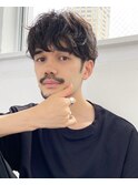 大人カジュアルメンズパーマ(ニュアンスマッシュ)
