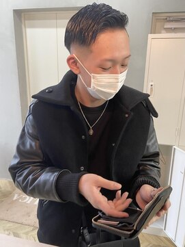 アンジェリカ 難波店(ANGELICA) 黒髪ショート×高めの刈り上げ