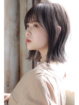 クレドガーデン 川口店(CRED GARDEN) 大人ボブ×シースルーバング×マロンベージュ/クレドガーデン