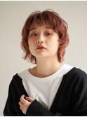 ミディアムヘア/ショコラベージュ/ボブルフ/新宿