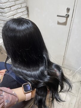 アルーシェ 錦糸町店(Alushe) ブリーチなしブルーブラック