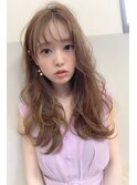 デジタルパーマ×マロンベージュ