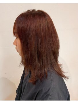 ヘアートラム(HAIR TRAm.) ＊春カラー＊ レッドピンク　ナチュラルネオウルフ