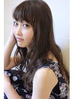 クラク 笹塚店(KURAKU) ふんわりカール/20代30代/大人かわいい/レイヤー/ダークアッシュ