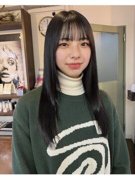 コレット ヘアー 大通(Colette hair) カラーチェンジ *.。黒髪ロングヘア
