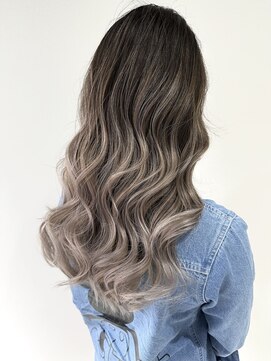 イト(ito.) ホワイトバレイヤージュ_大人ガーリー_チョコレート