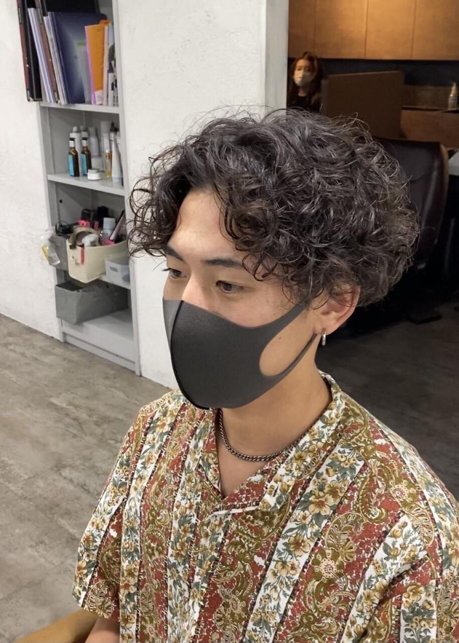 パーマ ツイストスパイラルパーマ×センターパート/ツイストパーマ