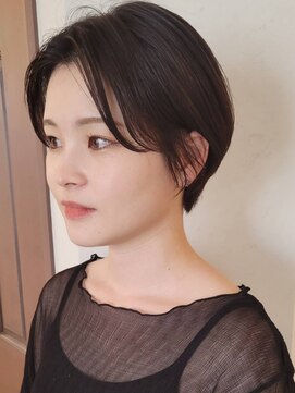 ベルコフレ 玉造店(Belle Coffret) 【BelleCoffret】センター分け ハンサムショート