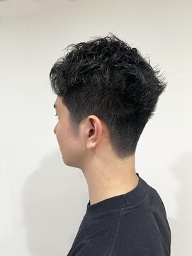 ロロン(LORONG) メンズスタイル　無造作刈り上げショート