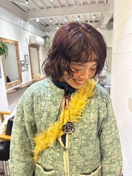 ラレイ(Lalei) ミニボブ×スパイラルパーマ/ボブ/パーマ