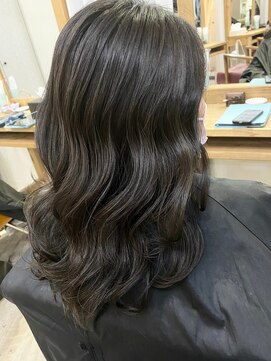 ラゴム 池袋(LAGOM) 切りっぱなしボブ/美髪/ピンクブラウン[池袋/髪質改善]