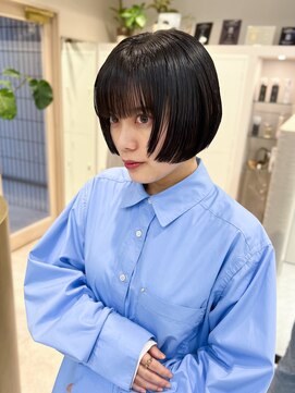 シュク 高円寺(SYUK) kanna【高円寺 中野】ミニボブ/顔周りカット/まとまるボブ/ボブ