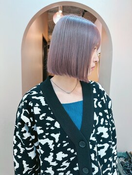 シビバイレボ(CIBI by revo) 地毛風カラー/ナチュラルレイヤーカット/ショートボブ[船橋]