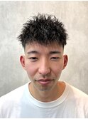 ツイストパーマ フェードカット