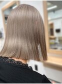透明感抜群♪ダブルカラーブリーチミルクティーベージュ