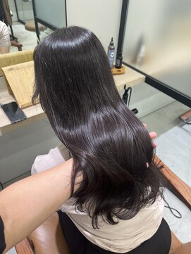 ミリー 梅田店(milly) レイヤーカット×ラベンダーグレージュ