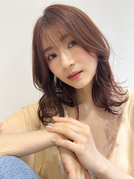 クラン(Chlan) 大人艶感ウェットヘア×透け感シースルーバング