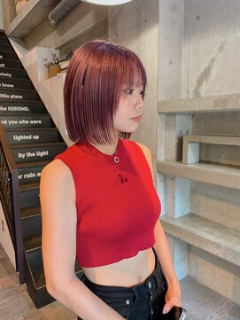 ココモ(KOKOMO) 【三谷大樹】色落ちがベージュになるピンクベージュ