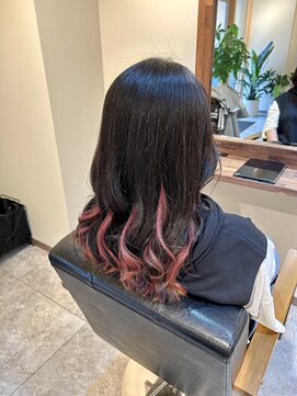 リノン(Linon) インナーカラー×ピンク