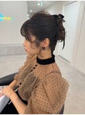 結婚式お呼ばれヘアセット