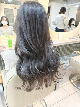 テトラ バイ ネオリーブ 横浜西口店(tetra by neolive) 濃いめグレージュカラー＊*【横浜/横浜駅】