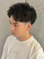 ヒュイル バイ ニアウ(Hwyl by Niau) スパイキーショートメンズカットジェットモヒカンショートカット