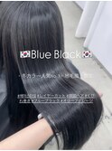 韓国ブルーブラック/艶髪Aujuaカラー/透明感カラー　上野