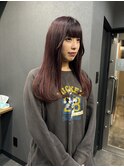 #ミディアムヘア#エクステ#ラッドカラー#プルエクステ