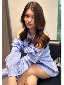 レーヴバイキートス(REVE by kiitos) 【REVE】大人かわいい/かきあげバング/ゆる巻きくびれヘア