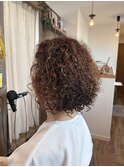 癖毛を生かしたカーリースタイル