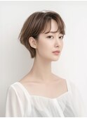 髪質改善ショート×トップふんわりで立体感[岡本/摂津本山]