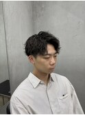 波巻きパーマ