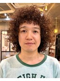 アフロハードパーマスパイラルパーマ