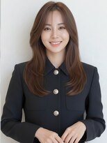 コトナ 越谷店&nbsp;ロングヘアー/透明感ココアブラウンカラー/ウルフレイヤー/越谷