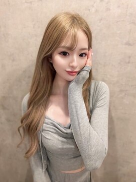 リップ 大阪本店(LIP) 【レミー100%最高級人毛/ロング】シールエクステ70枚+ブリーチ