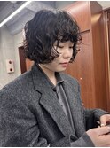 ショートパーマヘアレイヤーパーマボブパーマニュアンスパーマ
