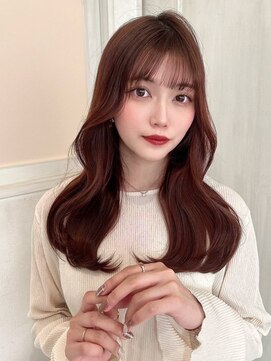 美容室 パルス 静岡鷹匠店(PALS) 韓国前髪/ミルクティーピンク/ベージュピンク/髪質改善