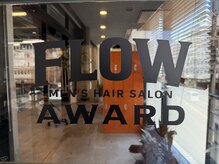 フロー アワード 92(FLOW award)の雰囲気（入り口ドア［メンズ/メンズパーマ/メンズサロン］）