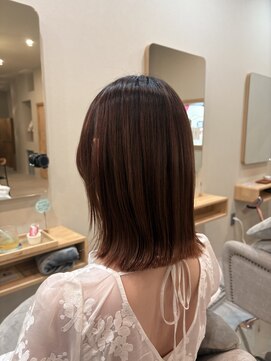 ルーンバイアンツ 茅ヶ崎北口店(Lune. by ANT'S) イメチェン/ピンクベージュ/アンブレラカラー/前髪/茅ヶ崎