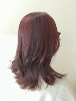 ナナナ パレナ 宝塚店(nanana parena) ほんのりピンクカラーくびれミディアムy美髪スタイル