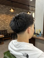 オールマンバーバーショップ 流山おおたかの森(Allman Barbershop)&nbsp;リバースセンターパート/ニュアンスパーマ/流山おおたかの森