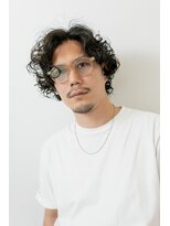 ボンド 三軒茶屋(Bond)&nbsp;メンズレイヤーボブ×ウェーブパーマ◎三軒茶屋 RYUKI パーマ