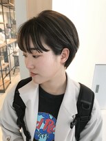 ラルジュ(large)&nbsp;【large】ハイライトグレージュカラー/マッシュショート