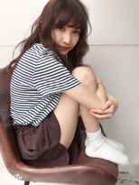 リタ(Lita)&nbsp;ほつれウェーブ×ショコラベージュ